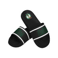 FOCO NBA Team Wordmark Molded Comfortable Women's Slide Sandals, Boston Celtics