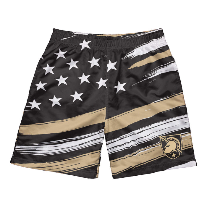 FOCO NCAA Army Black Knights Mens Americana Swim Suit Trunks, Team Color