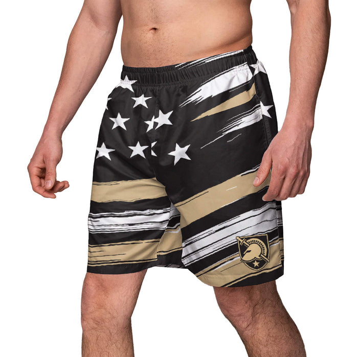 FOCO NCAA Army Black Knights Mens Americana Swim Suit Trunks, Team Color