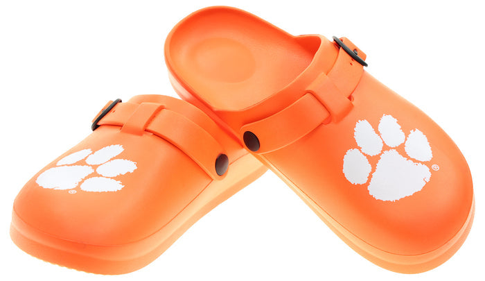 FOCO NCAA Clemson SMU 2024 Open Back Buckle Clog - Unisex