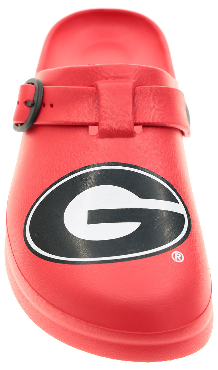 FOCO NCAA Georgia SMU 2024 Open Back Buckle Clog - Unisex