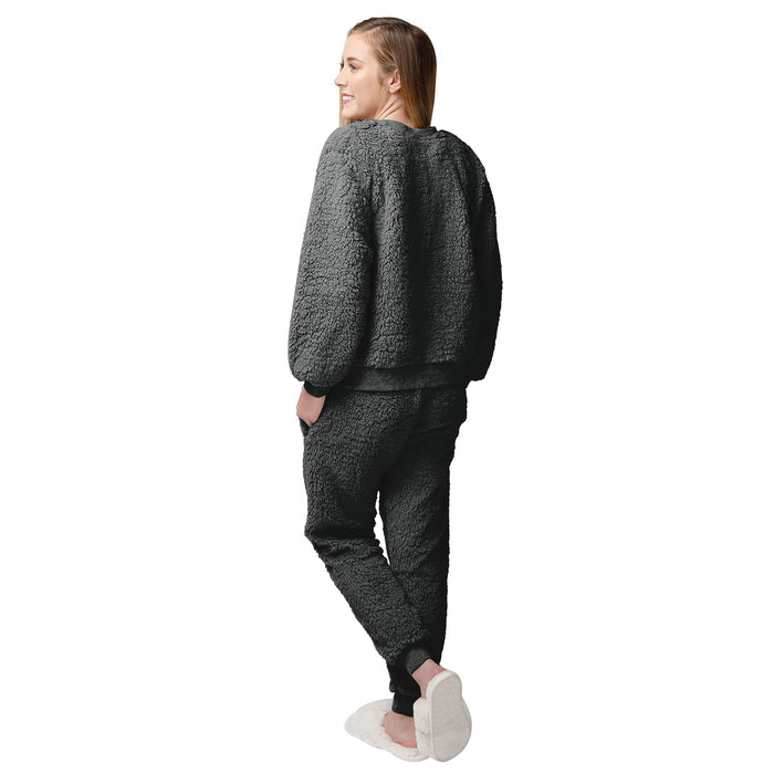 FOCO NCAA Iowa Sherpa Lounge Set - Womens