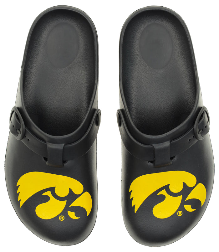 FOCO NCAA Iowa SMU 2024 Open Back Buckle Clog - Unisex