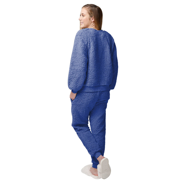 FOCO NCAA Kansas Sherpa Set - Womens