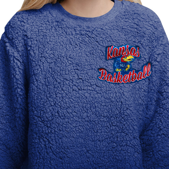 FOCO NCAA Kansas Sherpa Set - Womens