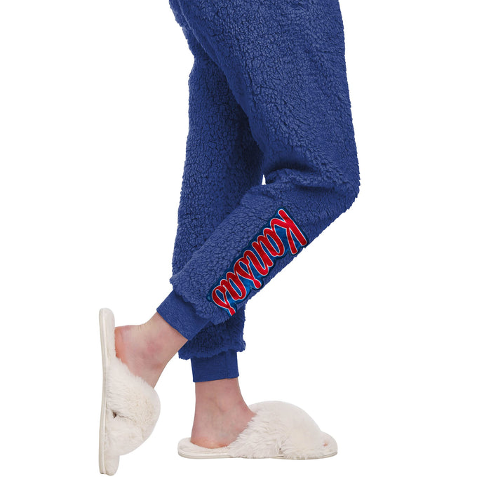 FOCO NCAA Kansas Sherpa Set - Womens