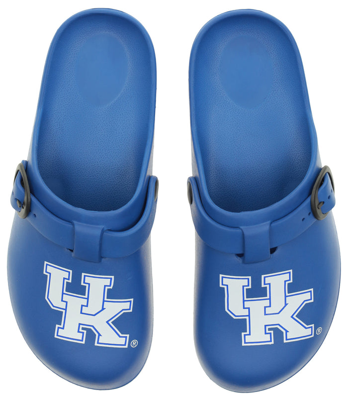FOCO NCAA Kentucky SMU 2024 Open Back Buckle Clog - Unisex