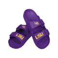 FOCO NCAA LSU 25 Double Buckle Slide - Womens