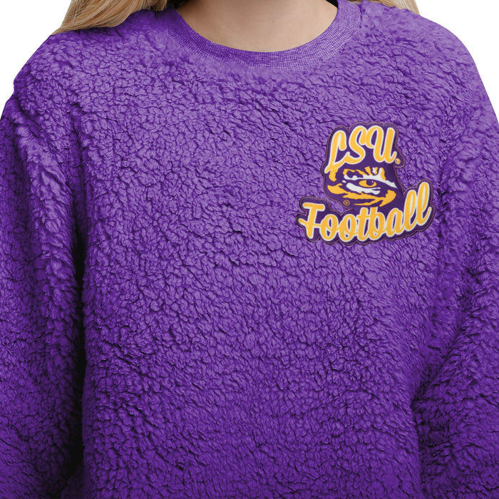 FOCO NCAA LSU Sherpa Lounge Set - Womens