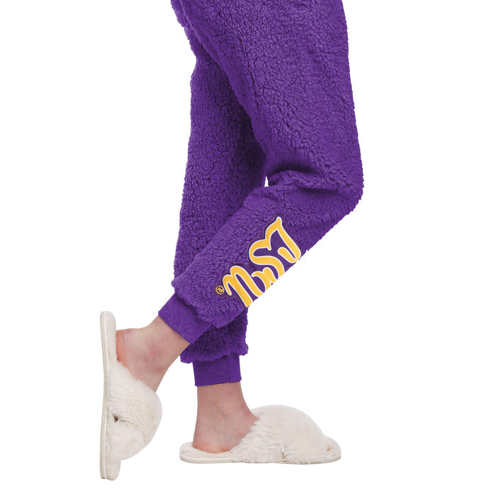 FOCO NCAA LSU Sherpa Lounge Set - Womens
