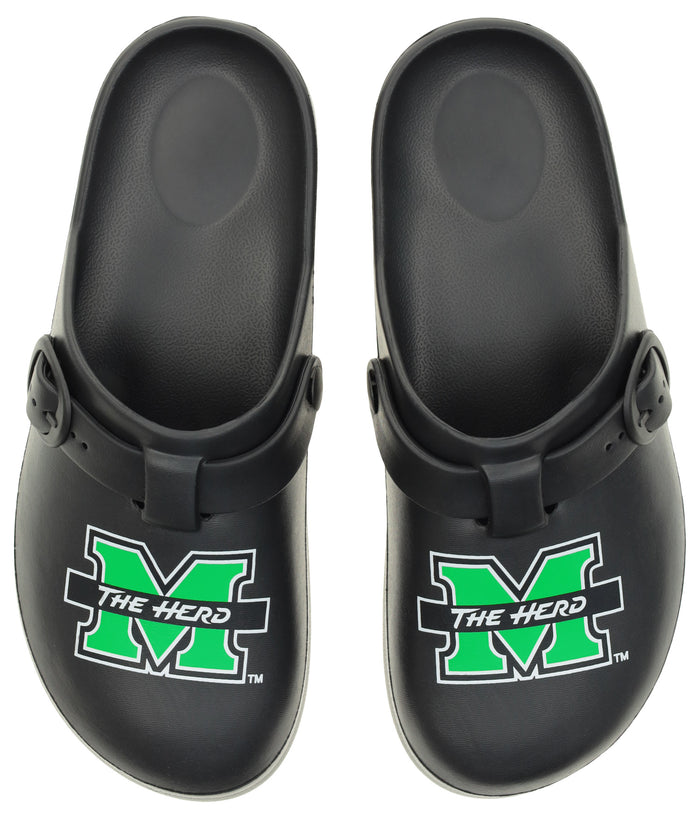 FOCO NCAA Marshall SMU 2024 Open Back Buckle Clog - Unisex