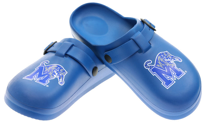 FOCO NCAA Memphis SMU 2024 Open Back Buckle Clog - Unisex