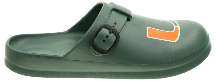 FOCO NCAA Miami SMU 2024 Open Back Buckle Clog - Unisex