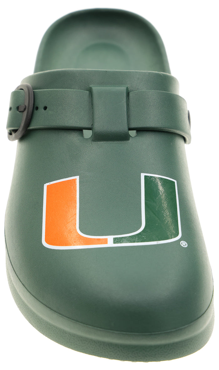 FOCO NCAA Miami SMU 2024 Open Back Buckle Clog - Unisex