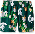 FOCO NCAA Michigan State Floral Swimming Trunks - Mens