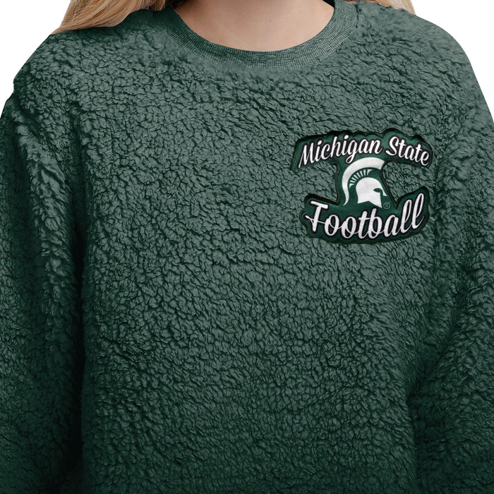 FOCO NCAA Michigan State Sherpa Lounge Set - Womens