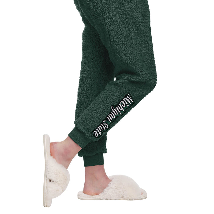 FOCO NCAA Michigan State Sherpa Lounge Set - Womens