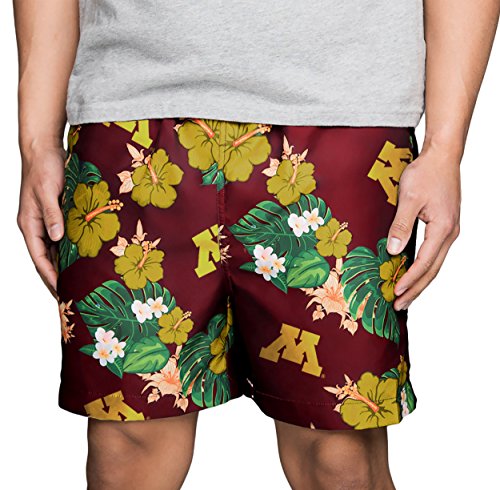 FOCO NCAA Minnesota Floral Swimming Trunks - Mens