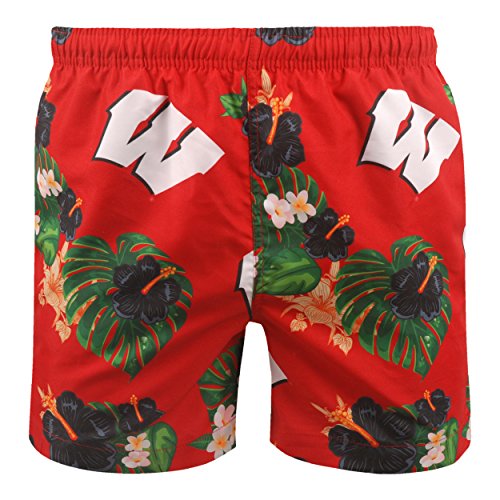 FOCO NCAA NC State Floral Swimming Trunks - Mens