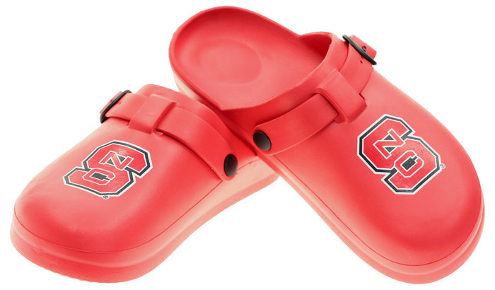 FOCO NCAA NC State SMU 2024 Open Back Buckle Clog - Unisex
