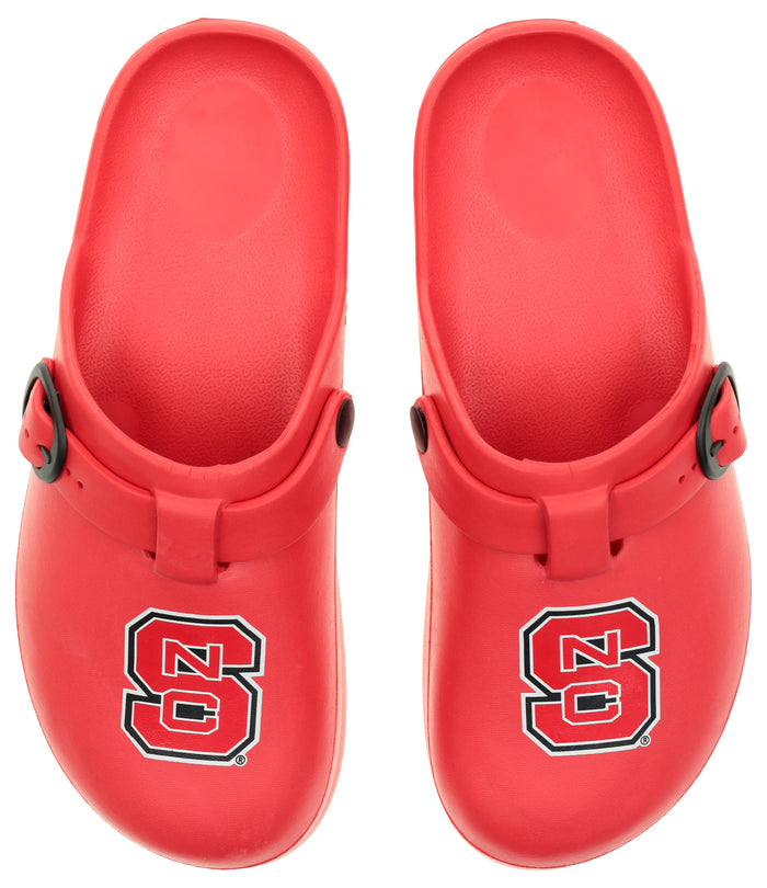 FOCO NCAA NC State SMU 2024 Open Back Buckle Clog - Unisex
