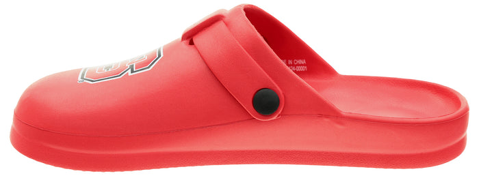 FOCO NCAA NC State SMU 2024 Open Back Buckle Clog - Unisex