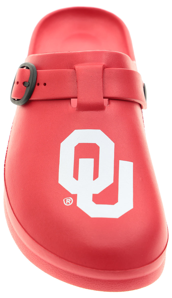 FOCO NCAA Oklahoma SMU 2024 Open Back Buckle Clog - Unisex
