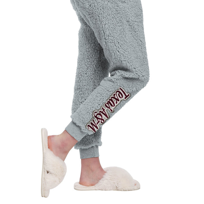 FOCO NCAA Texas A&M Sherpa Lounge Set - Womens