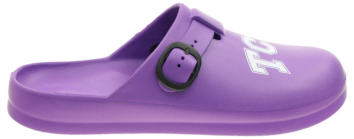 FOCO NCAA Texas Christian SMU 2024 Open Back Buckle Clog - Unisex
