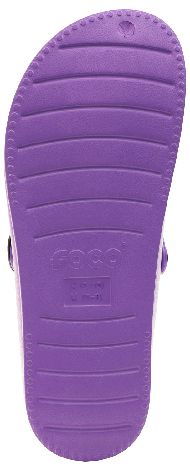FOCO NCAA Texas Christian SMU 2024 Open Back Buckle Clog - Unisex