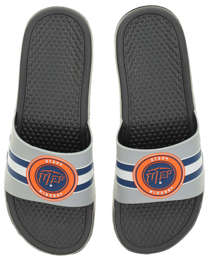 FOCO NCAA Texas El Paso 2022 Stripe Raised Slide - Mens