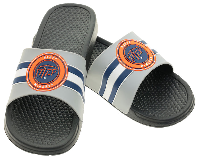 FOCO NCAA Texas El Paso 2022 Stripe Raised Slide - Mens