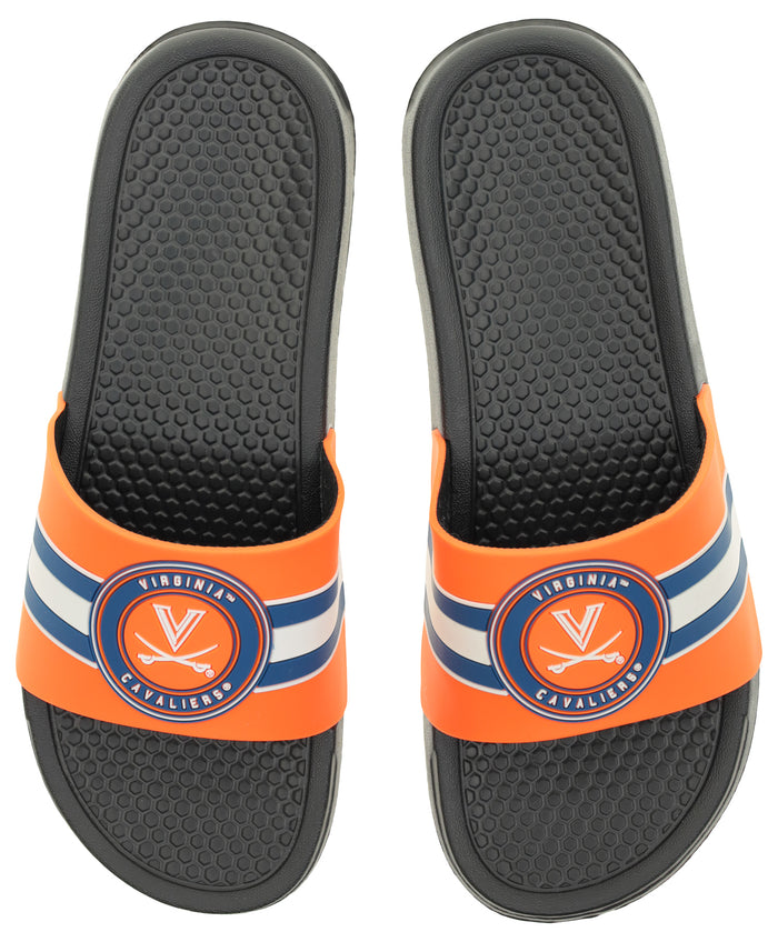 FOCO NCAA Virginia 2022 Stripe Raised Slide - Mens