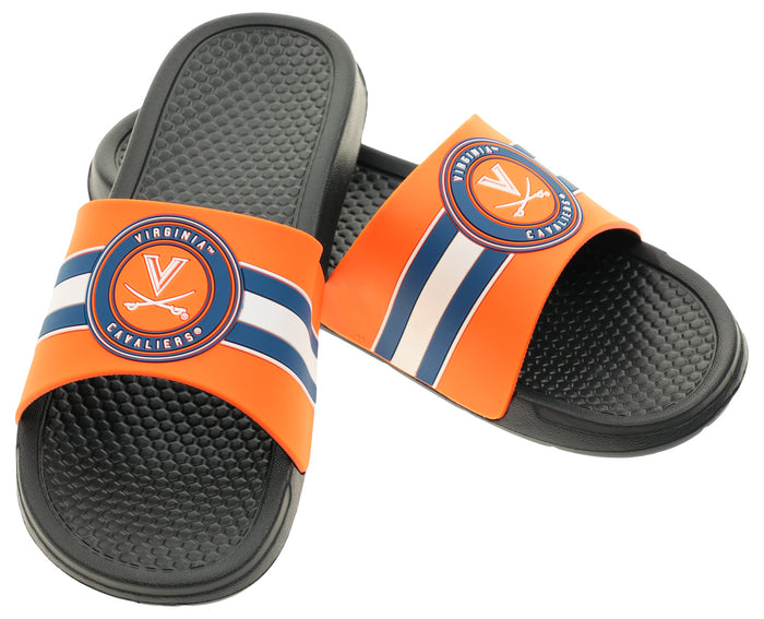 FOCO NCAA Virginia 2022 Stripe Raised Slide - Mens