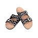 FOCO NFL Baltimore Ravens SMU Womens Mini Print Double Buckle Sandal