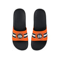 FOCO NFL Cincinnati Bengals 2022 Stripe Raised Slide - Mens