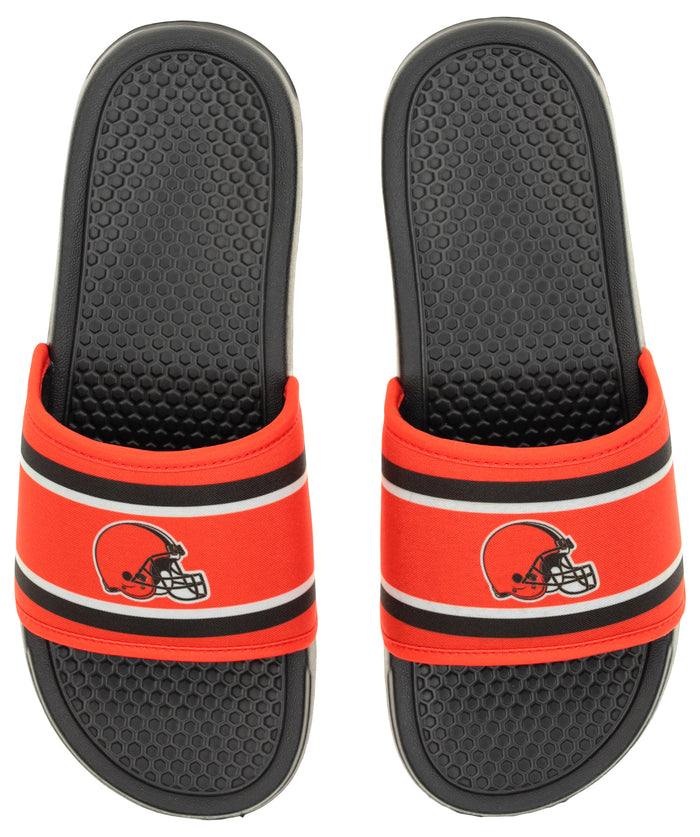 FOCO NFL Cleveland Browns SMU 2024 Family Dollar Printed Slide - Mens