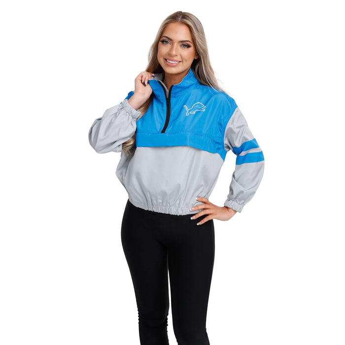 FOCO NFL Detroit Lions Winning Play Windbreaker - Womens