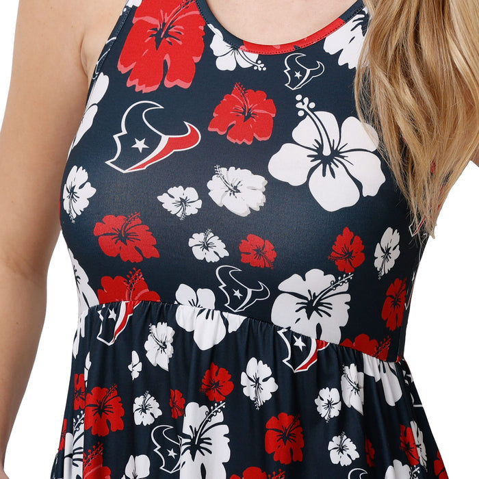 FOCO NFL Houston Texans Fan Favorite Floral Sun Dress - Womens