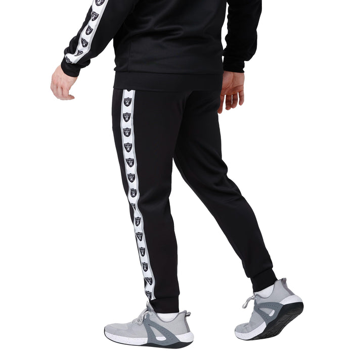 FOCO NFL Las Vegas Raiders Stripe Logo Track Pants - Mens