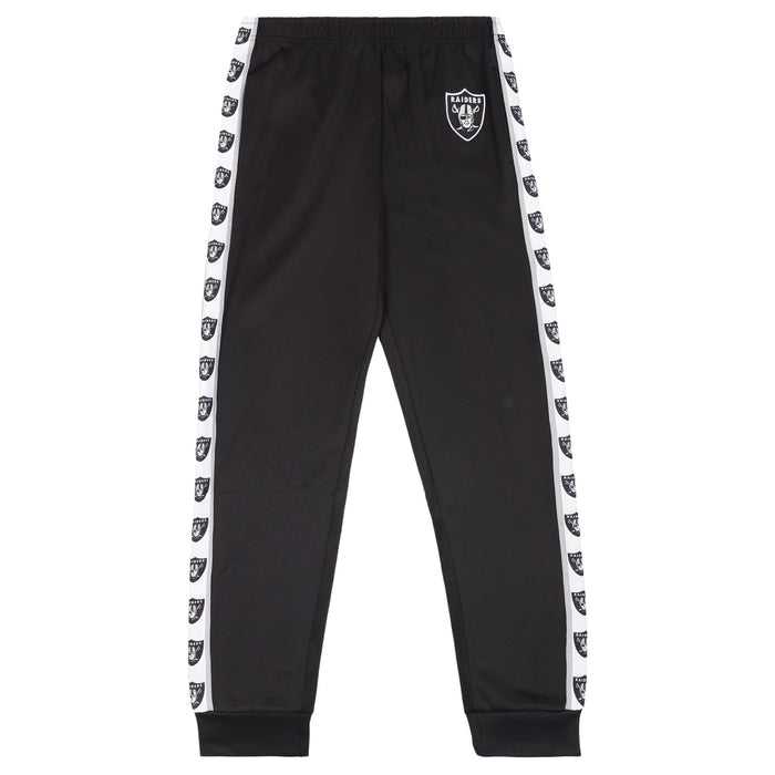 FOCO NFL Las Vegas Raiders Stripe Logo Track Pants - Mens