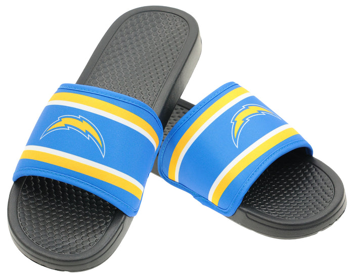 FOCO NFL Los Angeles Chargers SMU 2024 Family Dollar Printed Slide - Mens