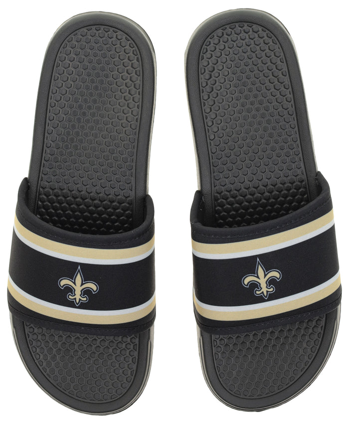 FOCO NFL New Orleans Saints SMU 2024 Family Dollar Printed Slide - Mens
