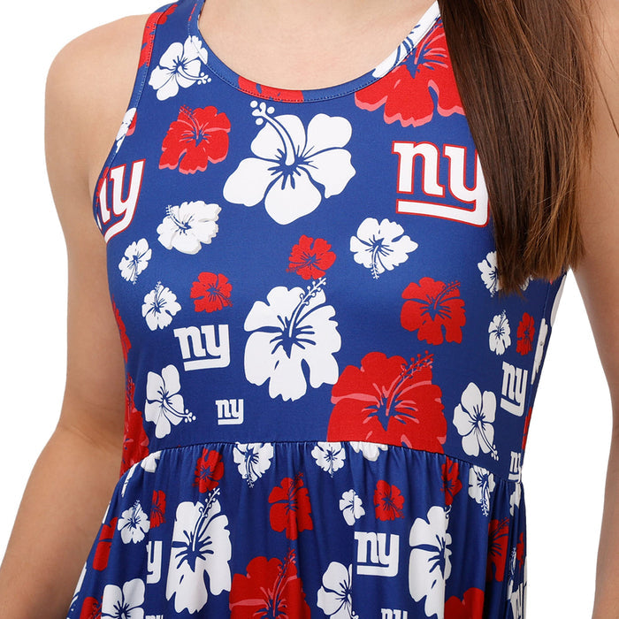 FOCO NFL New York Giants Fan Favorite Floral Sun Dress - Womens