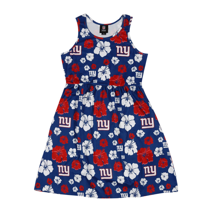 FOCO NFL New York Giants Fan Favorite Floral Sun Dress - Womens