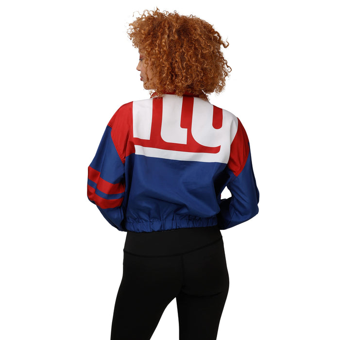 FOCO NFL New York Giants Winning Play Windbreaker - Womens