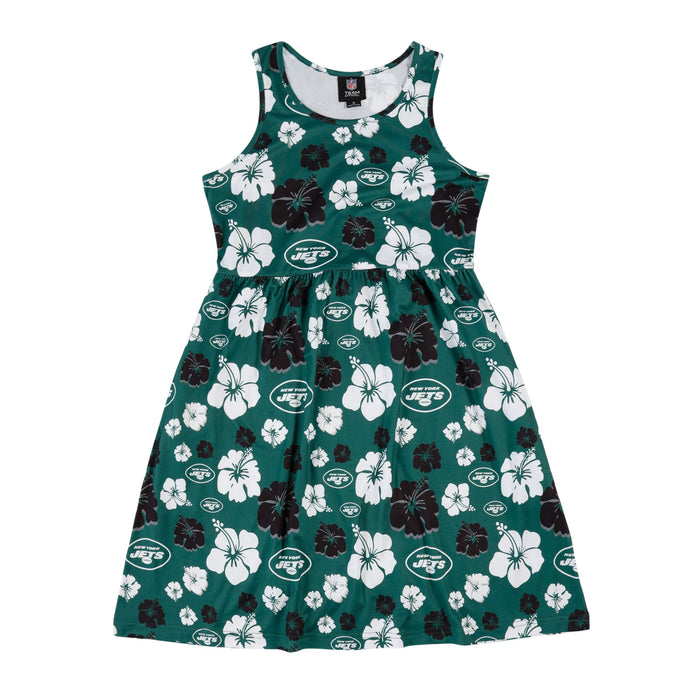 FOCO NFL New York Jets Fan Favorite Floral Sun Dress - Womens