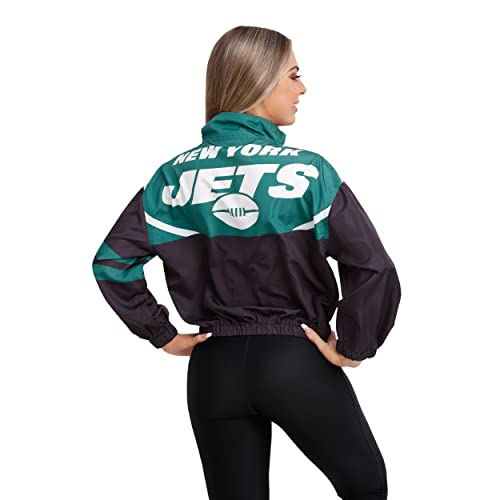 FOCO NFL New York Jets Winning Play Windbreaker - Womens