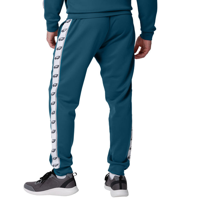 FOCO NFL Philadelphia Eagles Stripe Logo Track Pants - Mens
