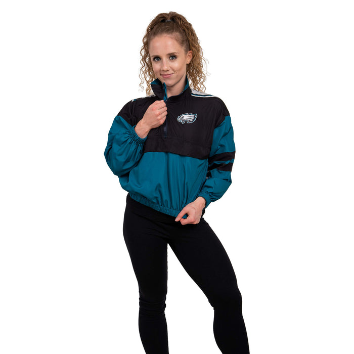 FOCO NFL Philadelphia Eagles Winning Play Windbreaker - Womens